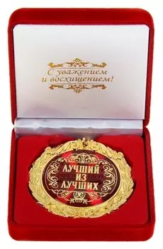 Медаль в бархатной коробке «Лучший из лучших»