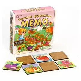 Мемо «Огород» 24 детали