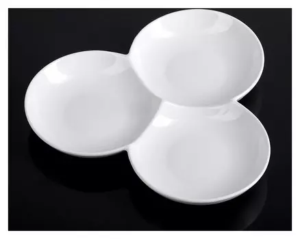 Менажница, 18 см, 3 ячейки