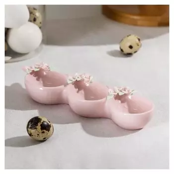 Менажница 3 ячейки «Кролик», 20×7×3 см