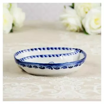 Менажница «Цветок», 17×17×3 см, гжель