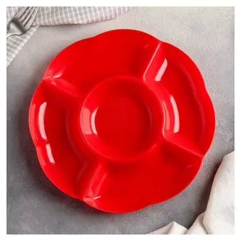 Менажница круглая 5 ячеек "Радуга"