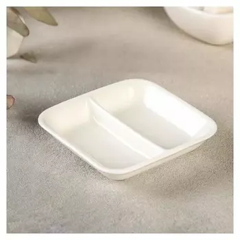 Менажница Wilmax England, 8,5 см, 2 секции, 65 мл