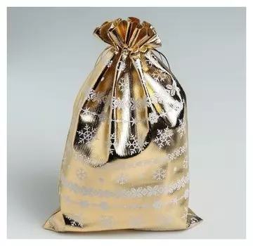 Мешочек подарочный парча «Узоры», 20 х 30 см