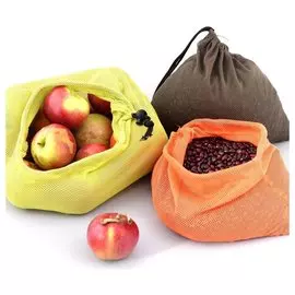 Мешок для хранения "Сетка". размер 27х30см. 5цв.