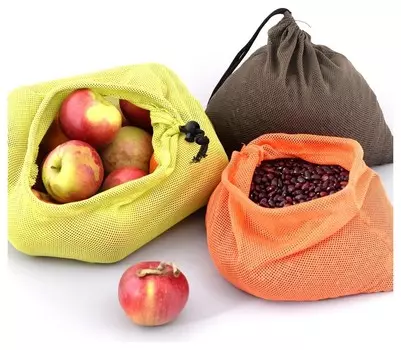 Мешок для хранения "Сетка". размер 30х34см. 5цв.