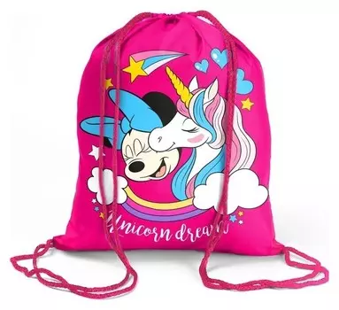 Мешок для обуви 420*350, минни маус «Единорог»