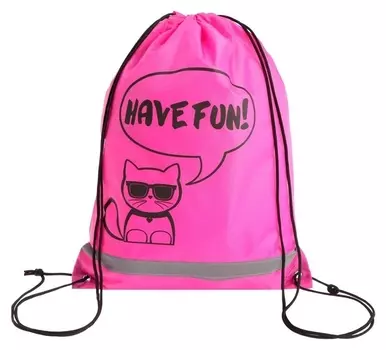 Мешок для обуви феникс+, 480 X 360 мм, "Кот в очках"