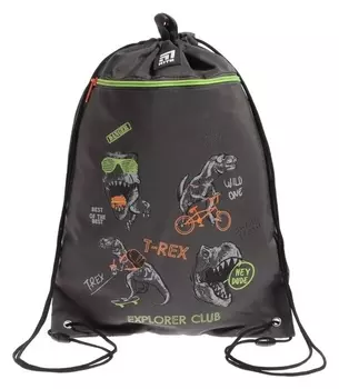 Мешок для обуви Kite, 460 X 330 мм, "Hang Out", серый