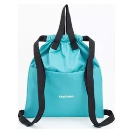 Мешок для обуви, отдел на стяжке, наружный карман, цвет бирюзовый