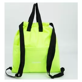 Мешок для обуви, отдел на стяжке, наружный карман, цвет салатовый