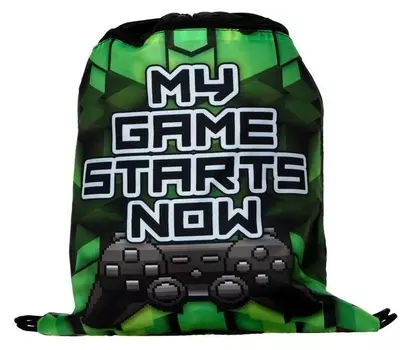 Мешок для обуви с карманом 420*340 Calligrata мал, гемер