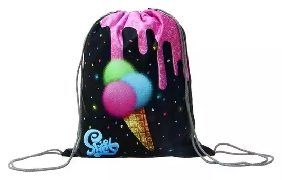 Мешок для обуви Stavia, 435 х 360 мм, "Мороженое", мультиколор