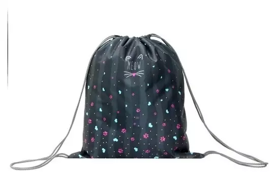 Мешок для обуви Stavia, 435 х 360 мм, "Принт лапки", мультиколор