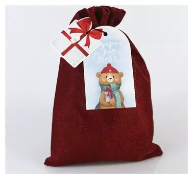 Мешок подарочный «Подарок для тебя», 20 × 30 см