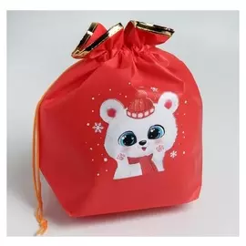 Мешок подарочный «Привет!», 28 × 28 см