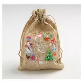 Мешок с термонаклейкой «Веселья!», 13 × 18 см