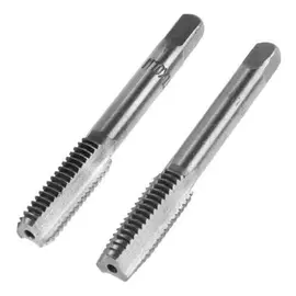 Метчики метрические ручные Tundra, М10 х 1.5 мм, комплект из 2шт.