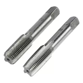 Метчики метрические ручные Tundra, М14 х 1.5 мм, комплект из 2шт.