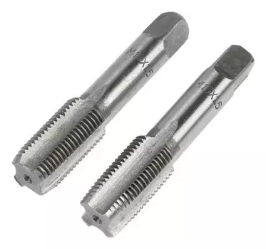 Метчики метрические ручные Tundra, М16 х 1.5 мм, комплект из 2шт.