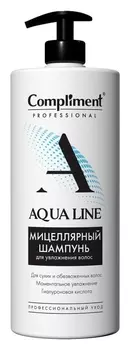 Мицеллярный шампунь для увлажнения волос Professional Aqua Line