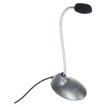 Микрофон компьютерный Defender Mic-111, кабель 1.5 м, серый