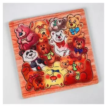 Мини-пазл Мишки