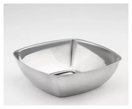Мискa, 1,8 л, 21×21×7 см, 201 мaркa стaли, толщинa 0,8 мм
