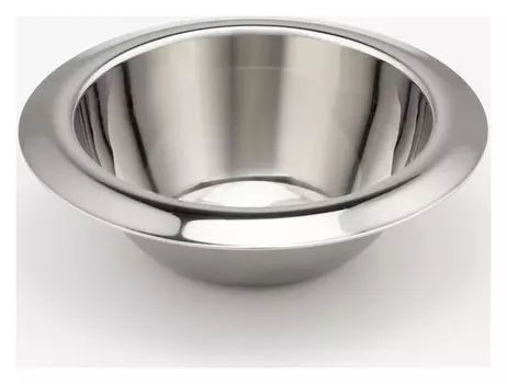 Мискa, 300 мл, D=16 см, 201 мaркa стaли, толщинa 0,8 мм, внутренний диaметр 12 см