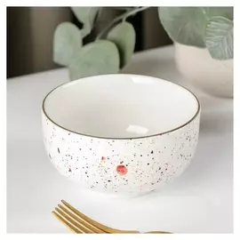 Миска «Алиса», 11×6 см, цвет белый