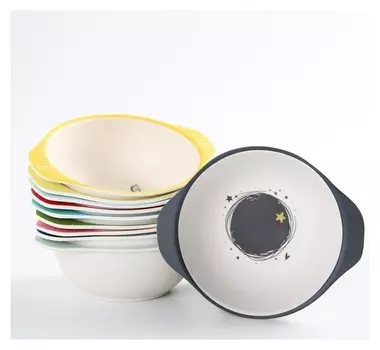 Миска детская из бамбука, диаметр 13,2 см, объем 0,22 л