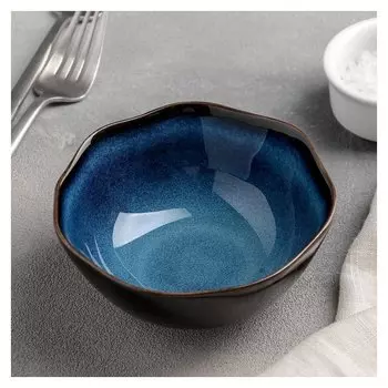 Миска «Галактика», 11,5×5 см, цвет синий