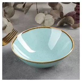 Миска «Лазурит», 14×14×5 см, цвет голубой