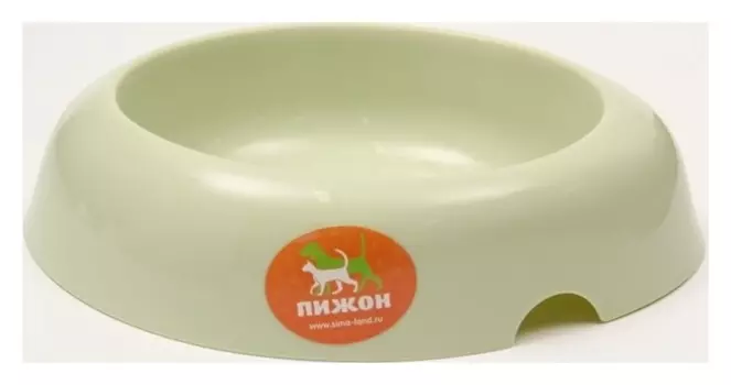 Миска пластиковая округлая, зелёная, 20 х 4,5 см, 0,6 л