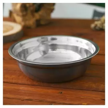 Миска походная «Следопыт», нержавейка, D=21 см, 1300 мл