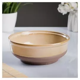 Миска "Русская" кремовая, средняя, 0,7 л