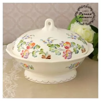 Миска с крышкой "Весенняя" 1 сорт, 820 мл