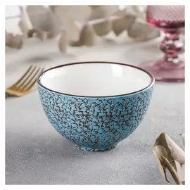 Миска Splash, D=10 см, 250 мл, цвет голубой