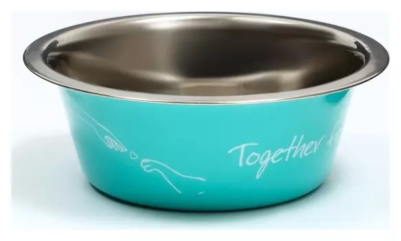 Миска стандартная "Together Forever", 350 мл, мятная