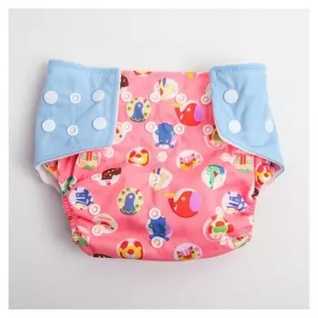 Многоразовый подгузник с вкладышем Веселые зверята