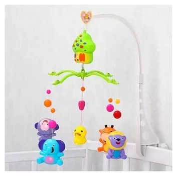 Мобиль музыкальный «Домик. джунгли», заводной