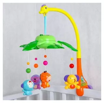 Мобиль музыкальный «Джунгли», работает от батареек