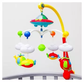 Мобиль музыкальный «Небо» с ночником, пульт управления