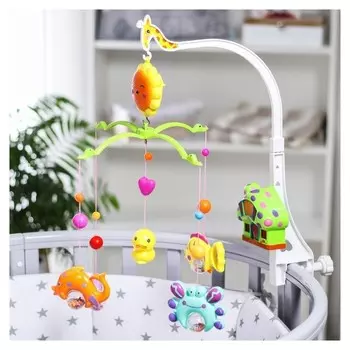 Мобиль музыкальный «Пряничный домик. Подводный мир», заводной