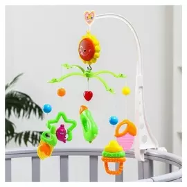 Мобиль музыкальный «Радужные погремушки. звездочка», заводной