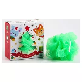 Мочалка детская для купания «Ёлочка»