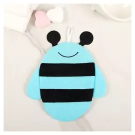 Мочалка варежка детская Пчелка