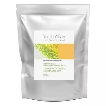 Моделирующая альгинатная лифтинг-маска с АНА кислотами и коллагеном (Вес 1200 г)