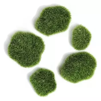 Мох искусственный «Камни», набор 5 шт.
