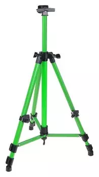 Мольберт телескопический, тренога, металлический, зелёный, размер 51-153 см